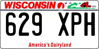 WI license plate 629XPH