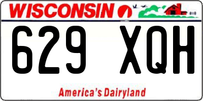 WI license plate 629XQH