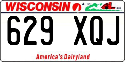 WI license plate 629XQJ
