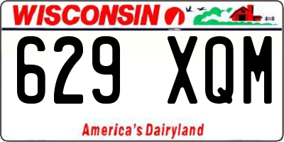 WI license plate 629XQM