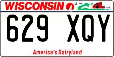 WI license plate 629XQY
