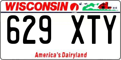 WI license plate 629XTY