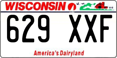 WI license plate 629XXF