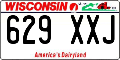WI license plate 629XXJ