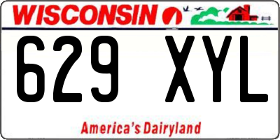 WI license plate 629XYL