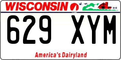 WI license plate 629XYM
