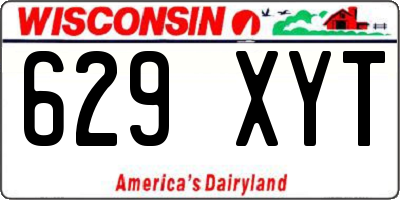 WI license plate 629XYT