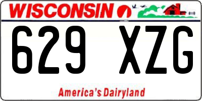 WI license plate 629XZG