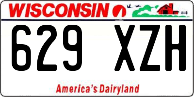 WI license plate 629XZH