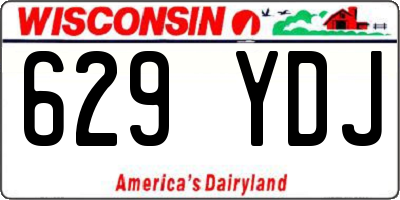 WI license plate 629YDJ