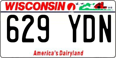 WI license plate 629YDN