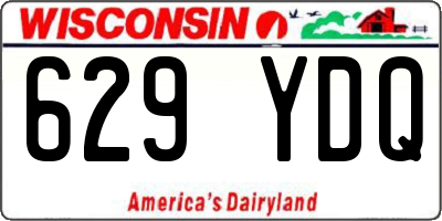 WI license plate 629YDQ