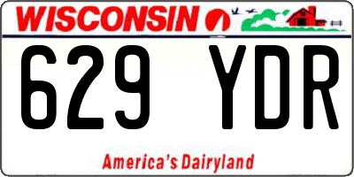 WI license plate 629YDR