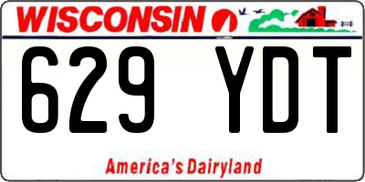 WI license plate 629YDT
