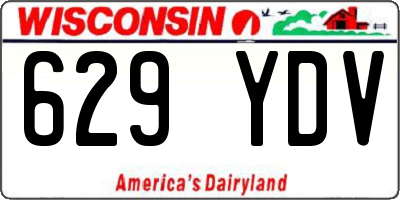 WI license plate 629YDV