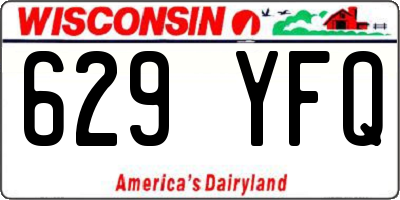 WI license plate 629YFQ