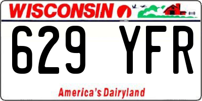 WI license plate 629YFR