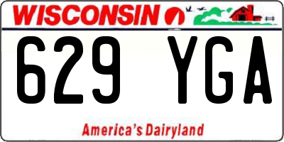 WI license plate 629YGA