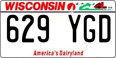 WI license plate 629YGD