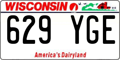 WI license plate 629YGE