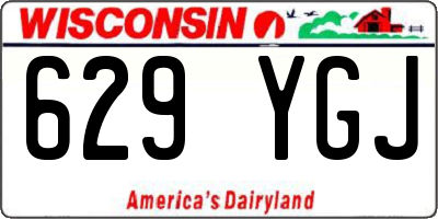 WI license plate 629YGJ
