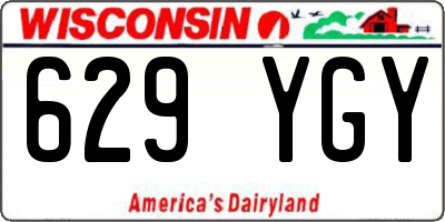 WI license plate 629YGY
