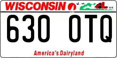 WI license plate 630OTQ