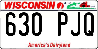 WI license plate 630PJQ