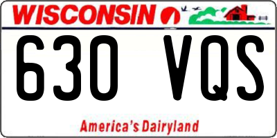 WI license plate 630VQS