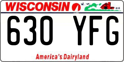 WI license plate 630YFG