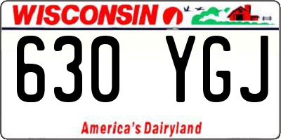 WI license plate 630YGJ