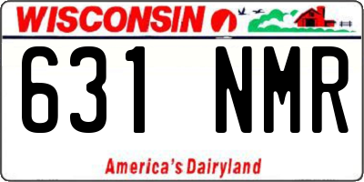 WI license plate 631NMR