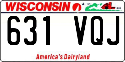 WI license plate 631VQJ