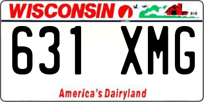 WI license plate 631XMG
