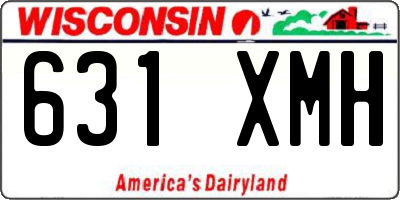 WI license plate 631XMH