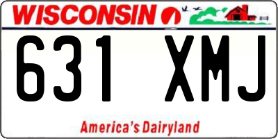 WI license plate 631XMJ