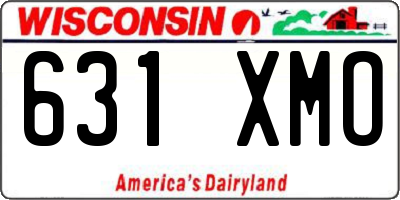 WI license plate 631XMO