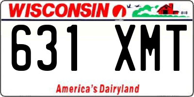 WI license plate 631XMT
