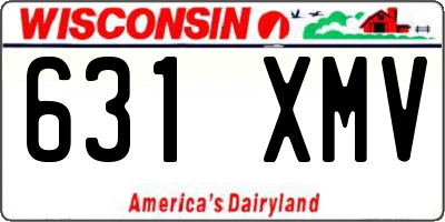 WI license plate 631XMV