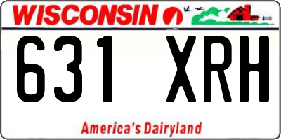 WI license plate 631XRH