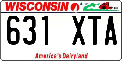 WI license plate 631XTA