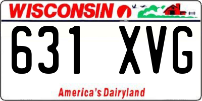 WI license plate 631XVG