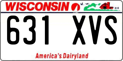 WI license plate 631XVS