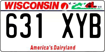 WI license plate 631XYB