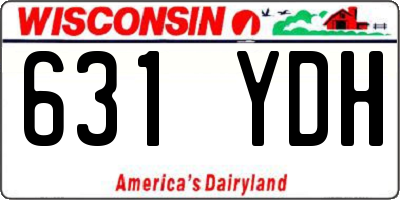 WI license plate 631YDH