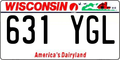 WI license plate 631YGL