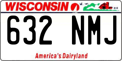 WI license plate 632NMJ