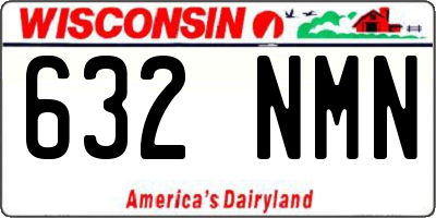 WI license plate 632NMN