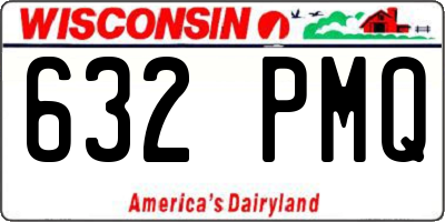 WI license plate 632PMQ