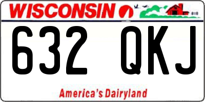 WI license plate 632QKJ